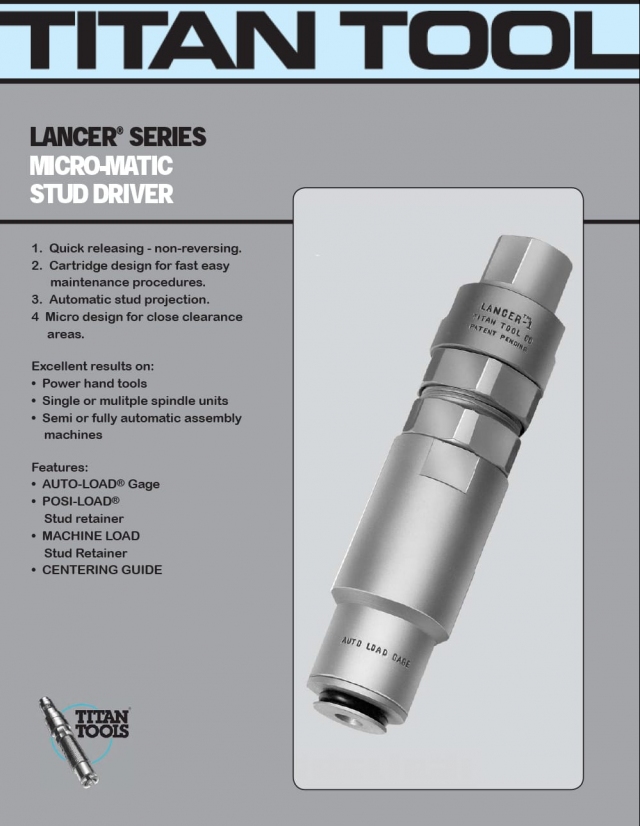 Catalogue Titan Tool Lancer